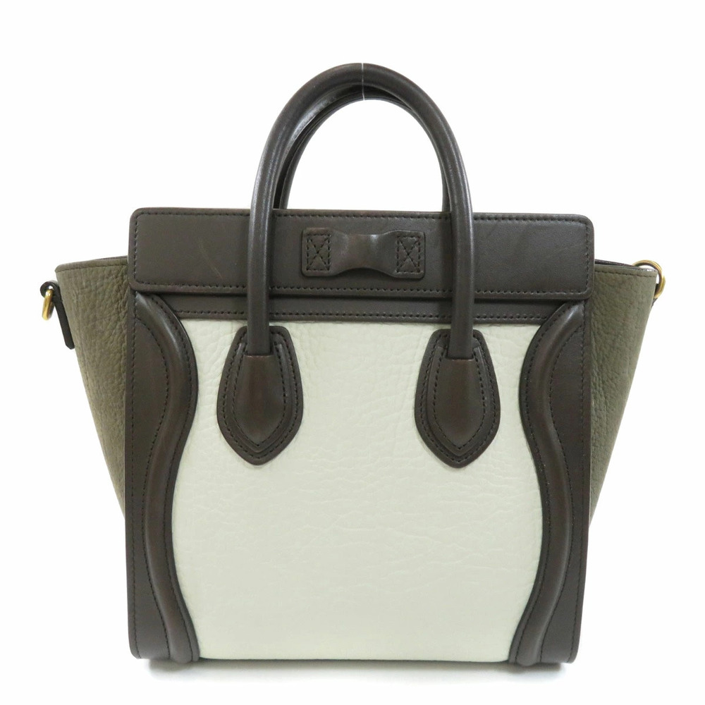Celine Luggage Leather 2way Handbag Calfskin - Picture 2 of 11